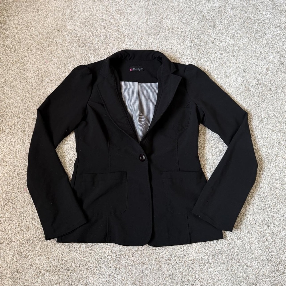 Vintage Y2K Body Central Black Office Siren Blazer/ Size L
